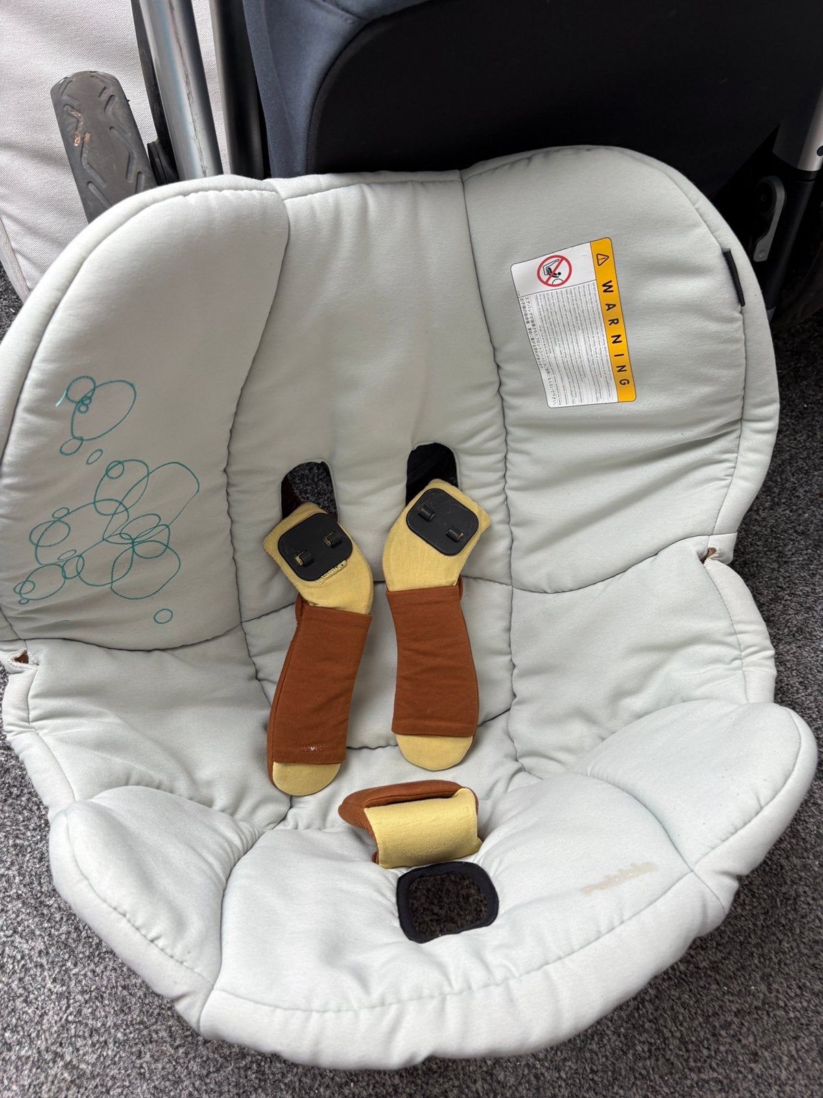 Maxi Cosi Pebble bekleding, Ophalen of Verzenden, 0 t/m 13 kg, Maxi-Cosi, Autogordel