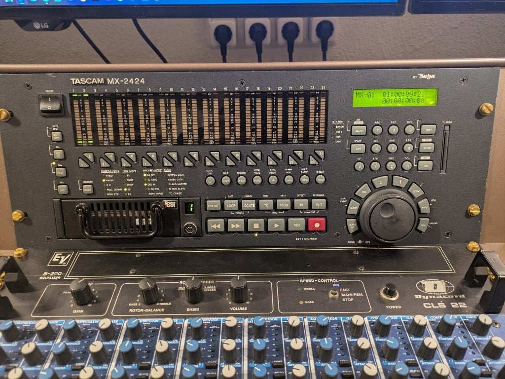 Tascam MX2424, Ophalen, Gebruikt, Audio