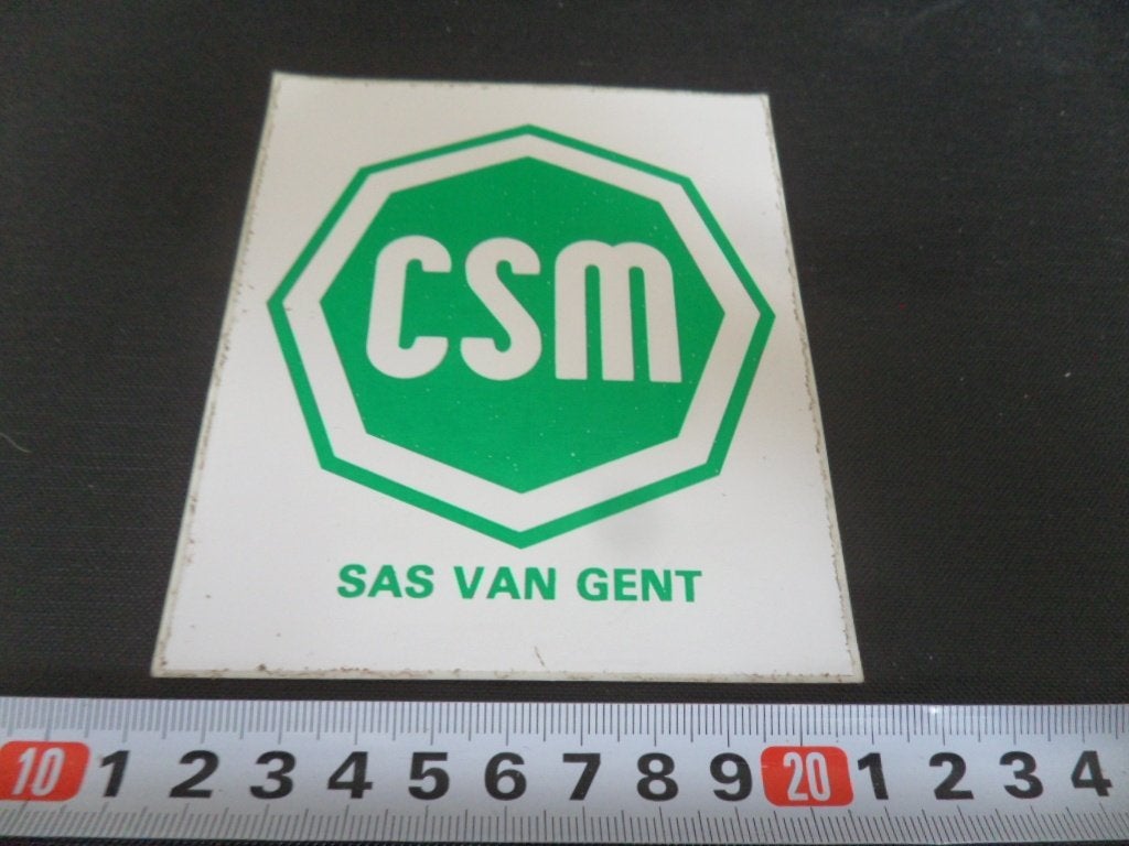 sticker Sas van Gent  CSM, Ophalen of Verzenden, Zo goed als nieuw