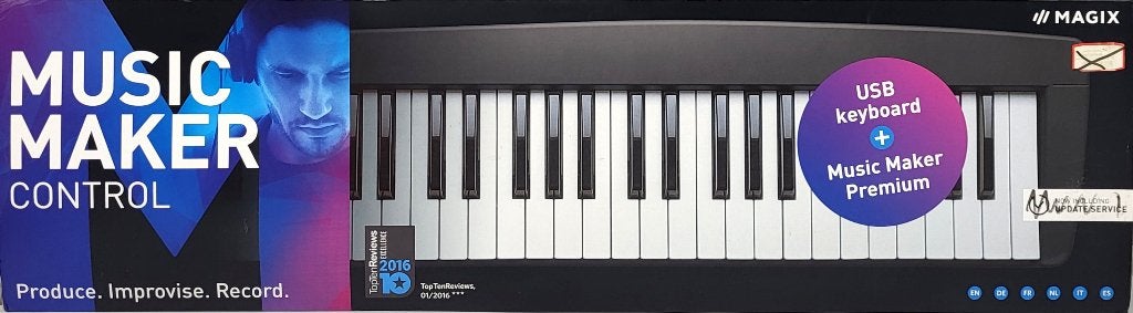 Music Maker 2016 Control - USB-Keyboard Midistart - Magix, Nieuw, Ophalen of Verzenden, Midistart, Midi-aansluiting