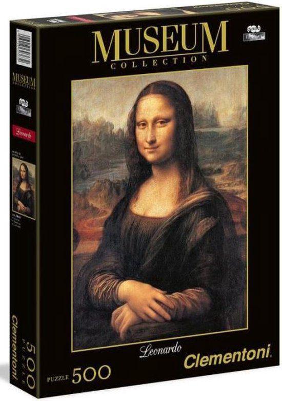 Clementoni: Museum Collection: Mona Lisa 500 stukjes, Ophalen of Verzenden, 500 t/m 1500 stukjes, Nieuw, Legpuzzel