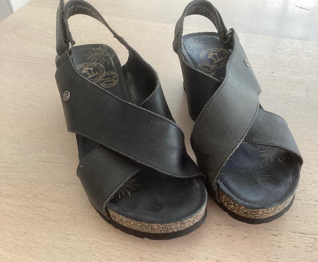Panama Jack, Dames sandaal, maat 38, Kleding | Dames, Schoenen, Zwart, Zo goed als nieuw, Panama Jack, Sandalen of Muiltjes