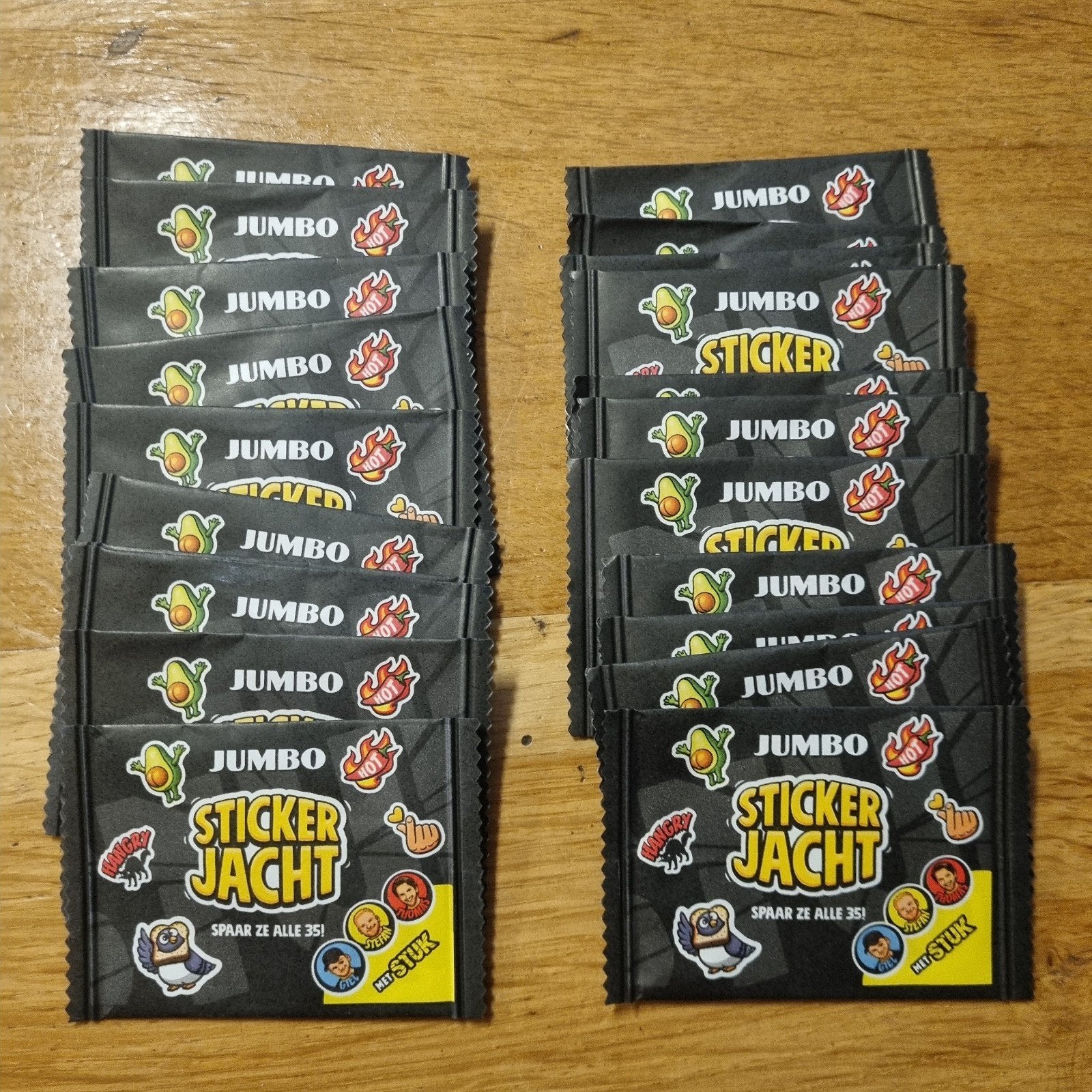 Jumbo Sticker Jacht   22 stuks, Ophalen of Verzenden, Nieuw, Overige typen