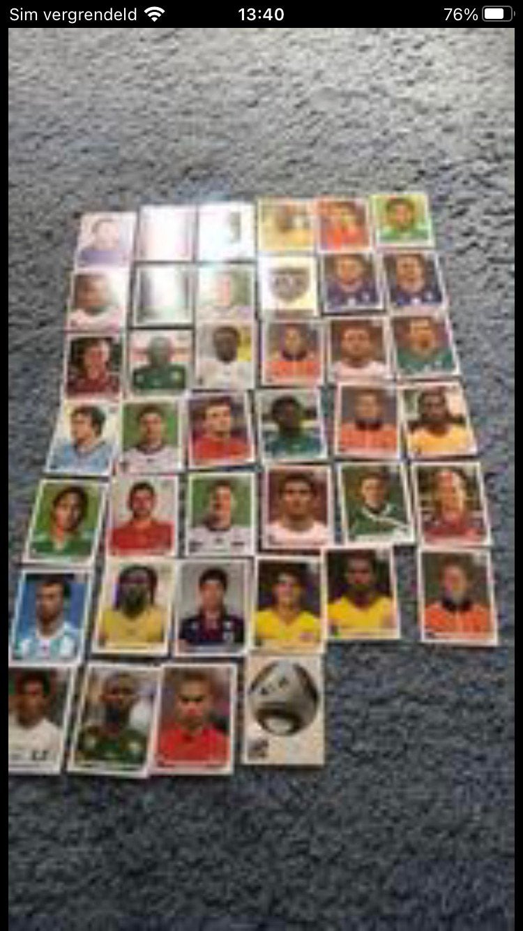 Panini wk 2010, Ophalen of Verzenden, Zo goed als nieuw, Buitenlandse clubs, Poster, Plaatje of Sticker