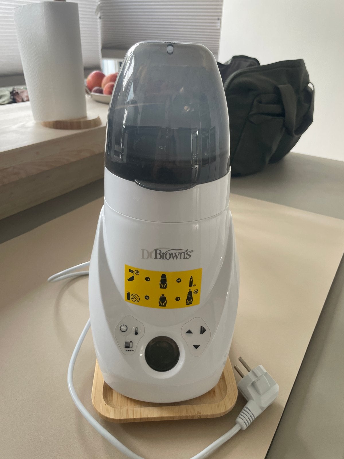 Dr. Brown's Flessenwarmer en Sterilisator, Ophalen, Zo goed als nieuw, Flessen- of potjesverwarmer