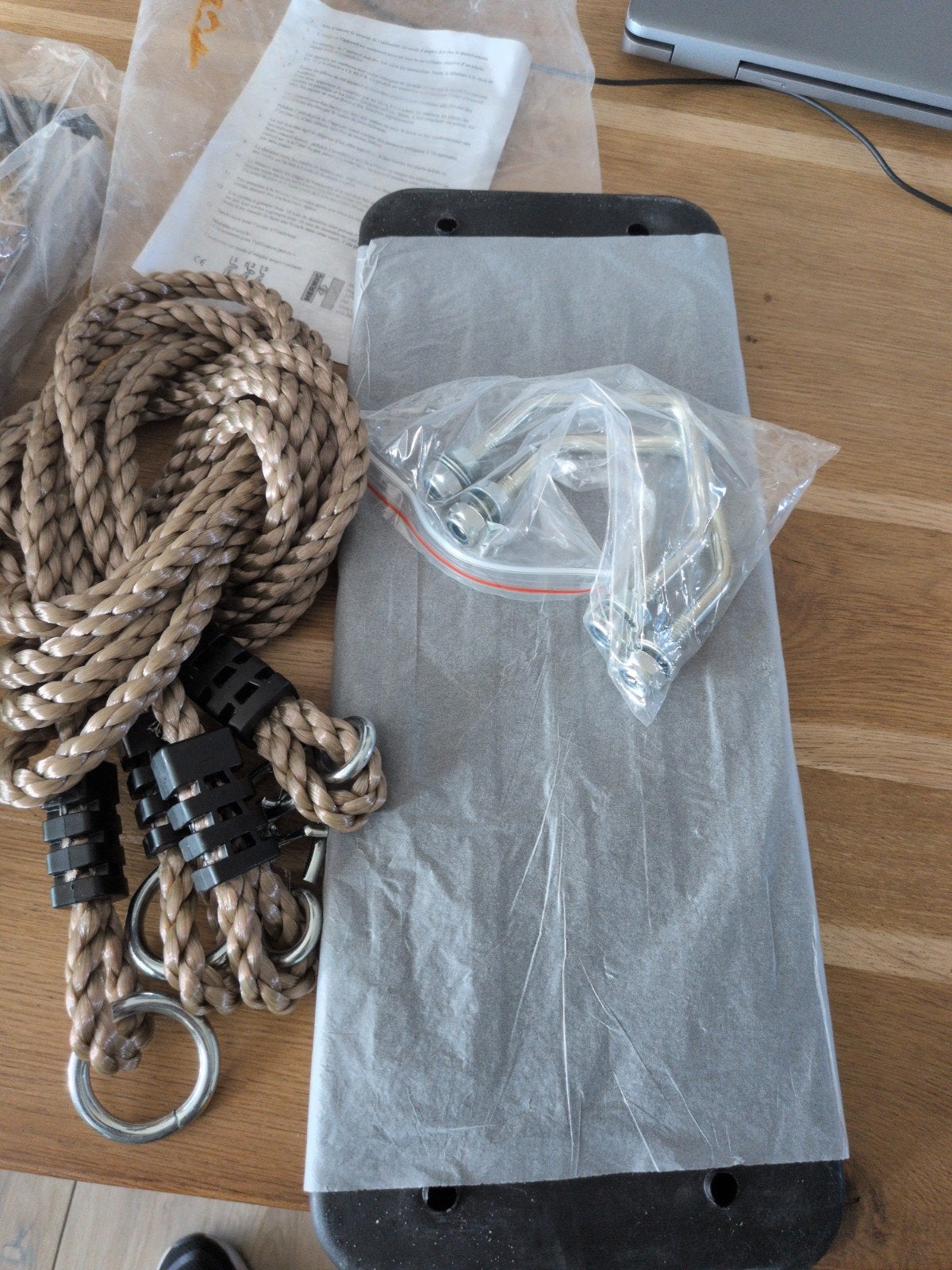 Rubberen schommelzitje met touw tot 70kg, Ophalen of Verzenden, Nieuw