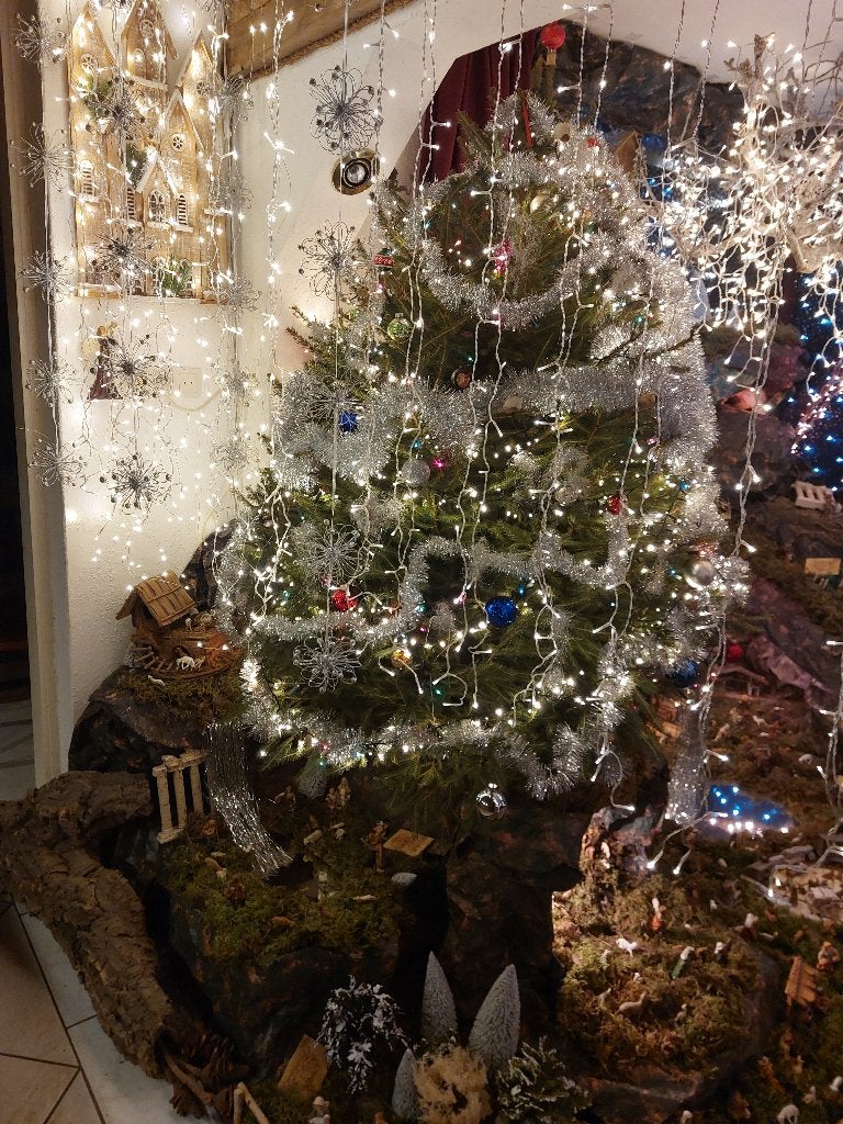 Grote kerststal., Ophalen of Verzenden, Zo goed als nieuw
