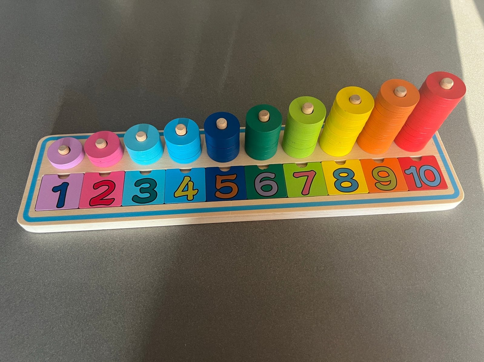 Houten tel- en stapelspel, Ophalen of Verzenden, Zo goed als nieuw, Overige typen