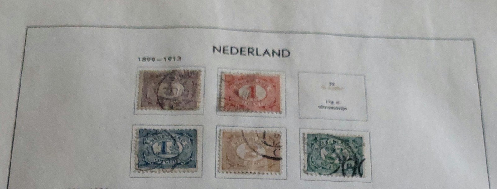 1899-1913 cijferzegels, Postzegels en Munten, Ophalen, T/m 1940, Gestempeld