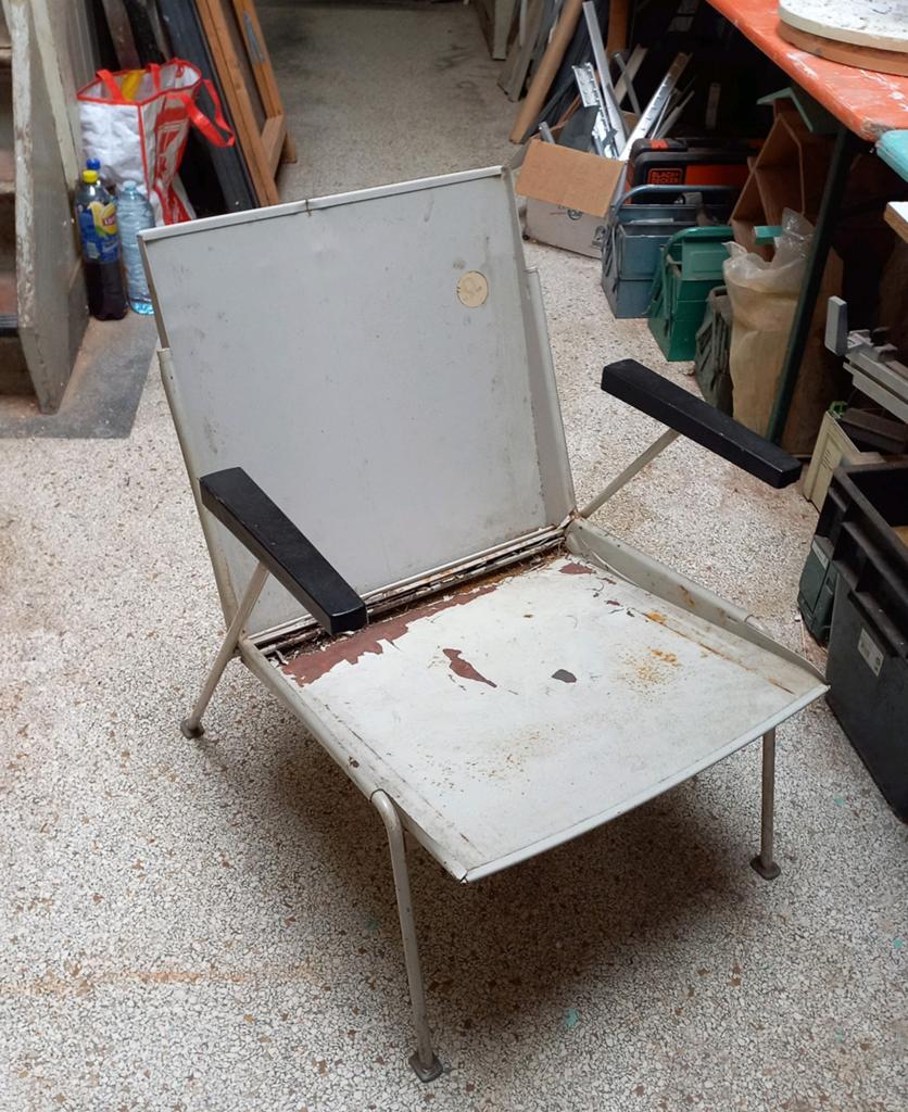 Wim Rietveld, Gispen , frame van Oase de Cirkel van Arhend, Ophalen