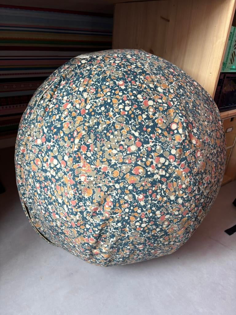 Zitbal ergonomische bal balstoel, Huis en Inrichting, Ophalen, Balstoel, Blauw, Zo goed als nieuw