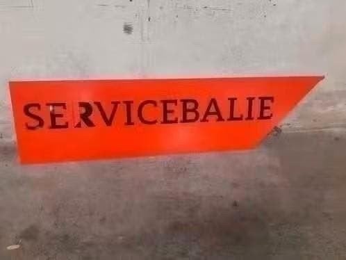 Dubbelzijdig Servicebalie Bord - Oranje, Ophalen of Verzenden
