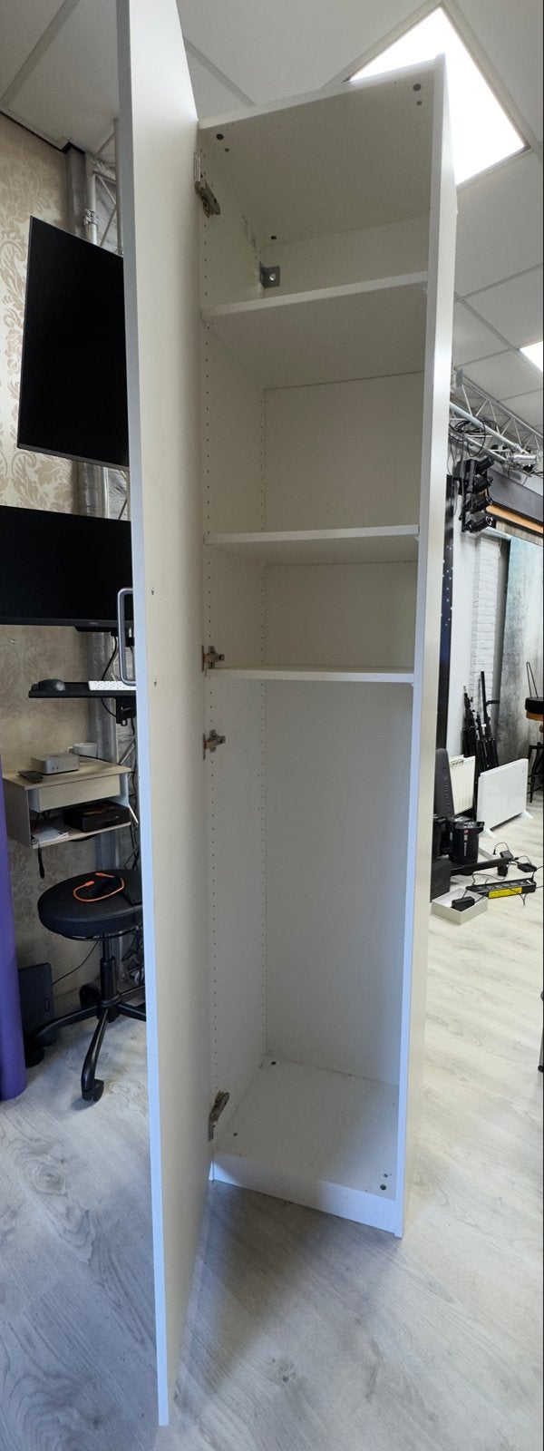 IKEA Kast Wit 50x235x37 cm - Zeer Nette Staat, Ophalen, 200 cm of meer, 50 tot 100 cm, Zo goed als nieuw