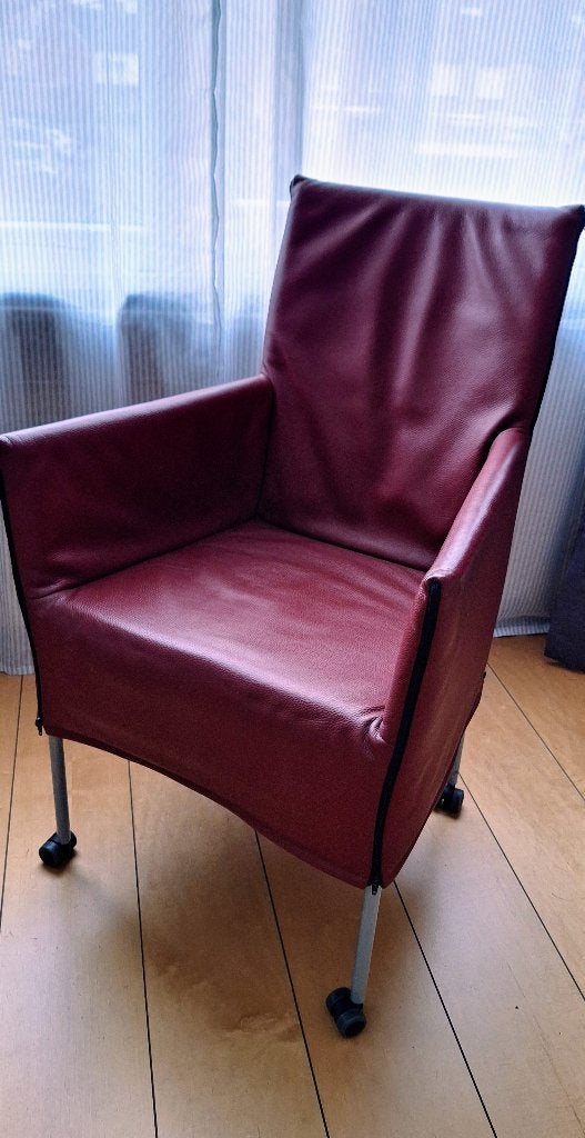 Zes eetkamerstoelen op wieltjes, Ophalen, Gebruikt, Overige kleuren, Modern