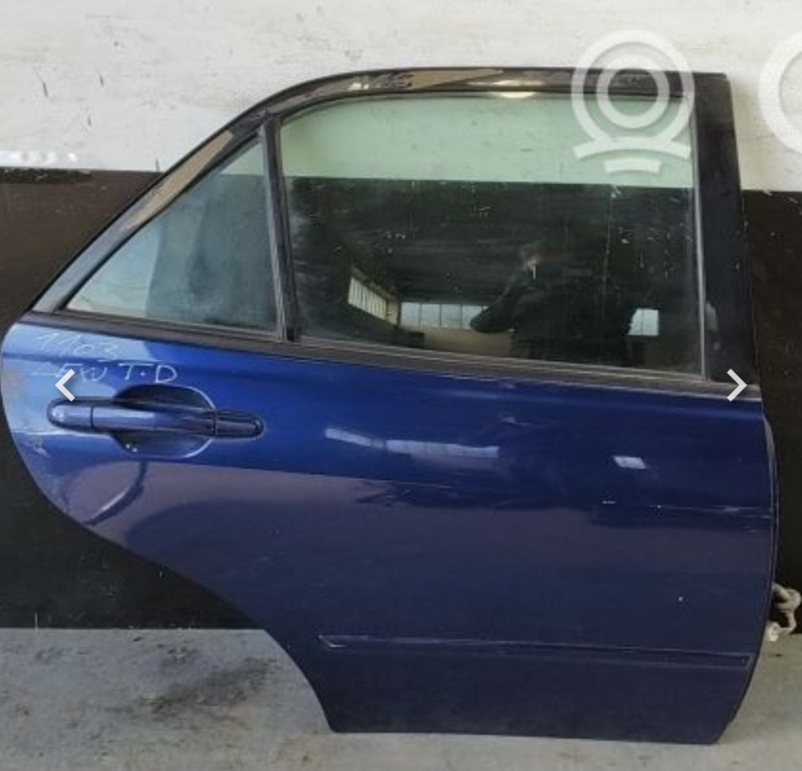 Lexus Is200 blauwe achterdeur voor auto, Ophalen, Gebruikt, Deur, Lexus
