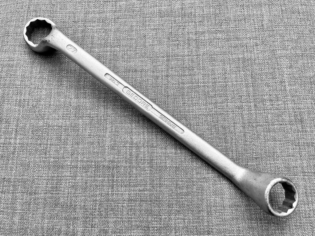 Gedore No. 2 Ringsleutel 24mm / 27mm – Made in Germany, Ophalen, Zo goed als nieuw