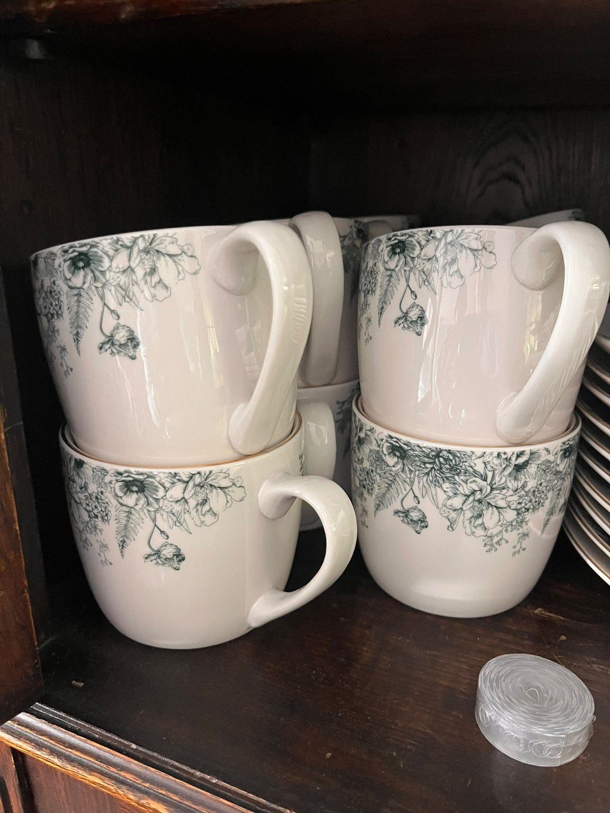 AH Kerst Servies - 10 Bekers / Soepkommen, Klassiek, Ophalen of Verzenden, Zo goed als nieuw, Albert Heijn