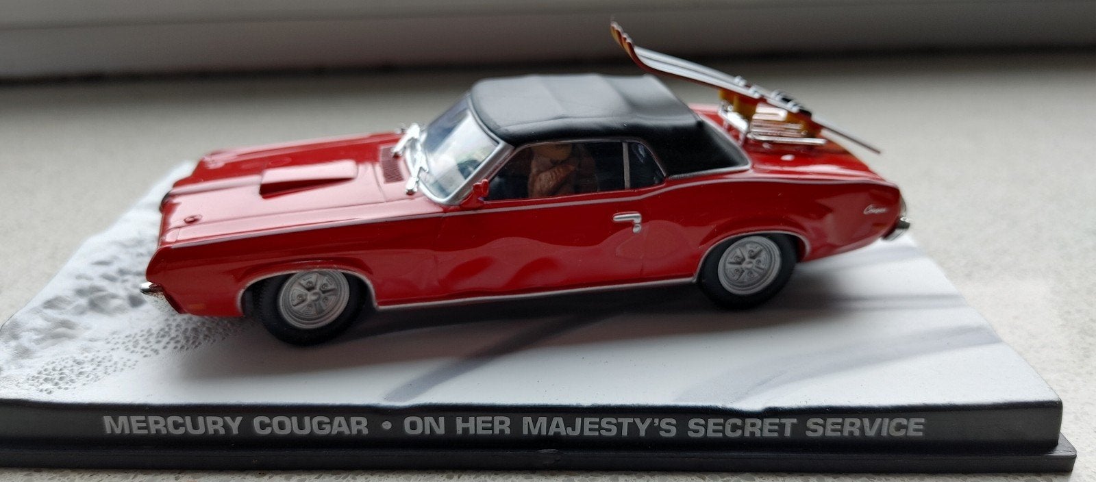 James bond Collection 1:43 mercury cougar, Verzenden, Zo goed als nieuw, Auto, Overige merken