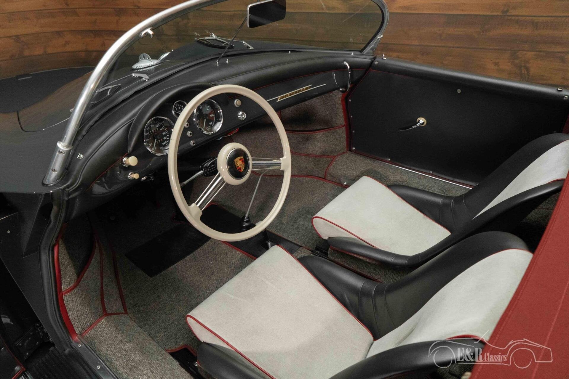 Porsche 356 Pre-A Speedster | 1955, Achterwielaandrijving, Cabriolet, Leder en Stof, Bedrijf