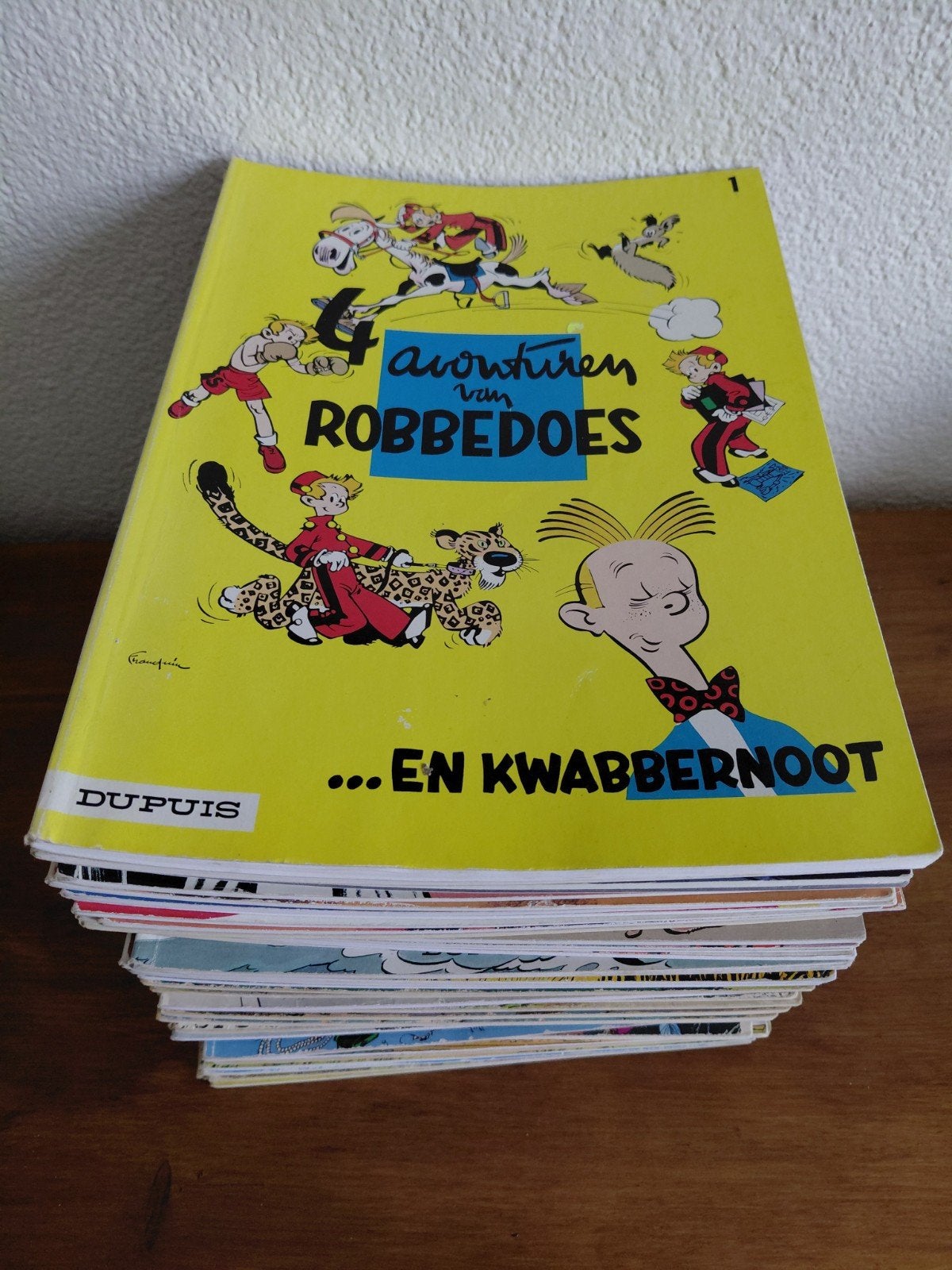 Robbedoes en Kwabbernoot serie nr 1-48 (nr 47 ontbreekt), Meerdere stripboeken, Ophalen of Verzenden, Gelezen, Franquin, Tome & Janry, Morvan & Munuera