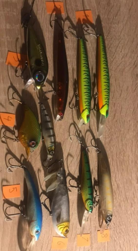 Verschillende pluggen voor het vissen 5 -10 € per stuk, Watersport en Boten, Hengelsport | Roofvissen, Ophalen of Verzenden