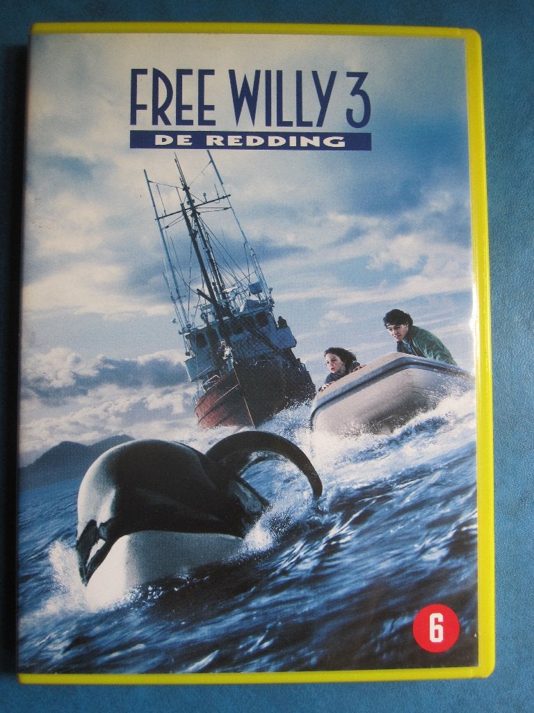 Free Willy 3 - De redding (1997), Avontuur, Nederlands, Ophalen of Verzenden, Zo goed als nieuw