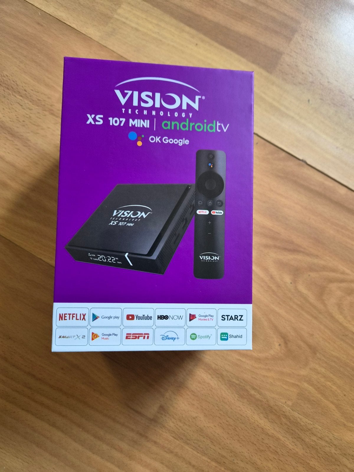 Vision Technology XS 107 Mini Android TV Box, Ophalen of Verzenden, Nieuw, HDMI, Zonder harde schijf
