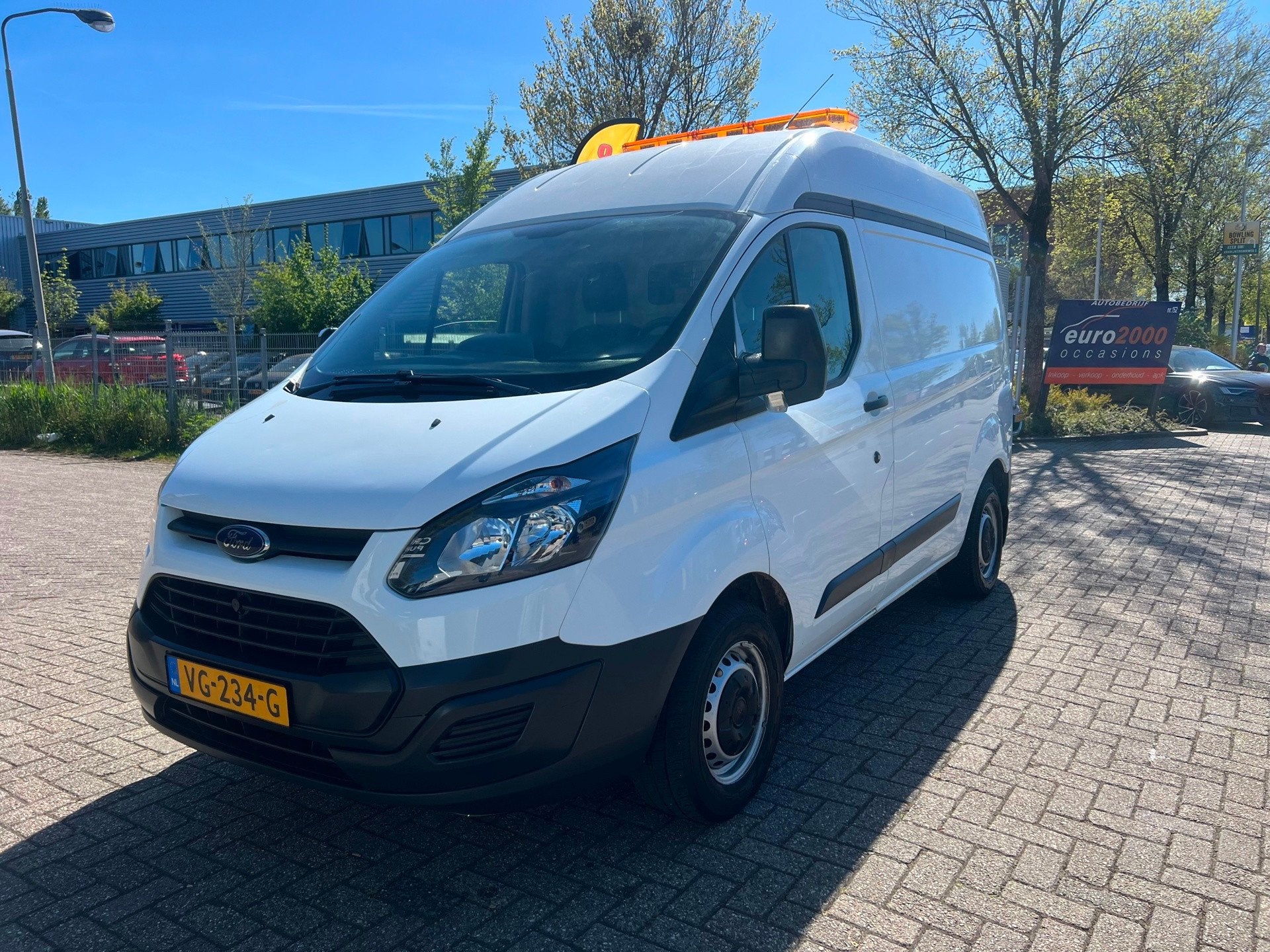 Ford Transit Custom 290 2.2 TDCI L1H2 - VERHOOGD - 1E EIGENA, Auto's, Euro 5, 101 pk, Gebruikt, Zwart