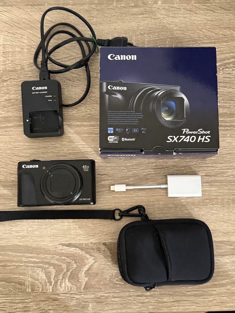 Canon PowerShot SX740 HS, Audio, Tv en Foto, Fotocamera's Digitaal, Canon, Compact, Ophalen of Verzenden, Zo goed als nieuw