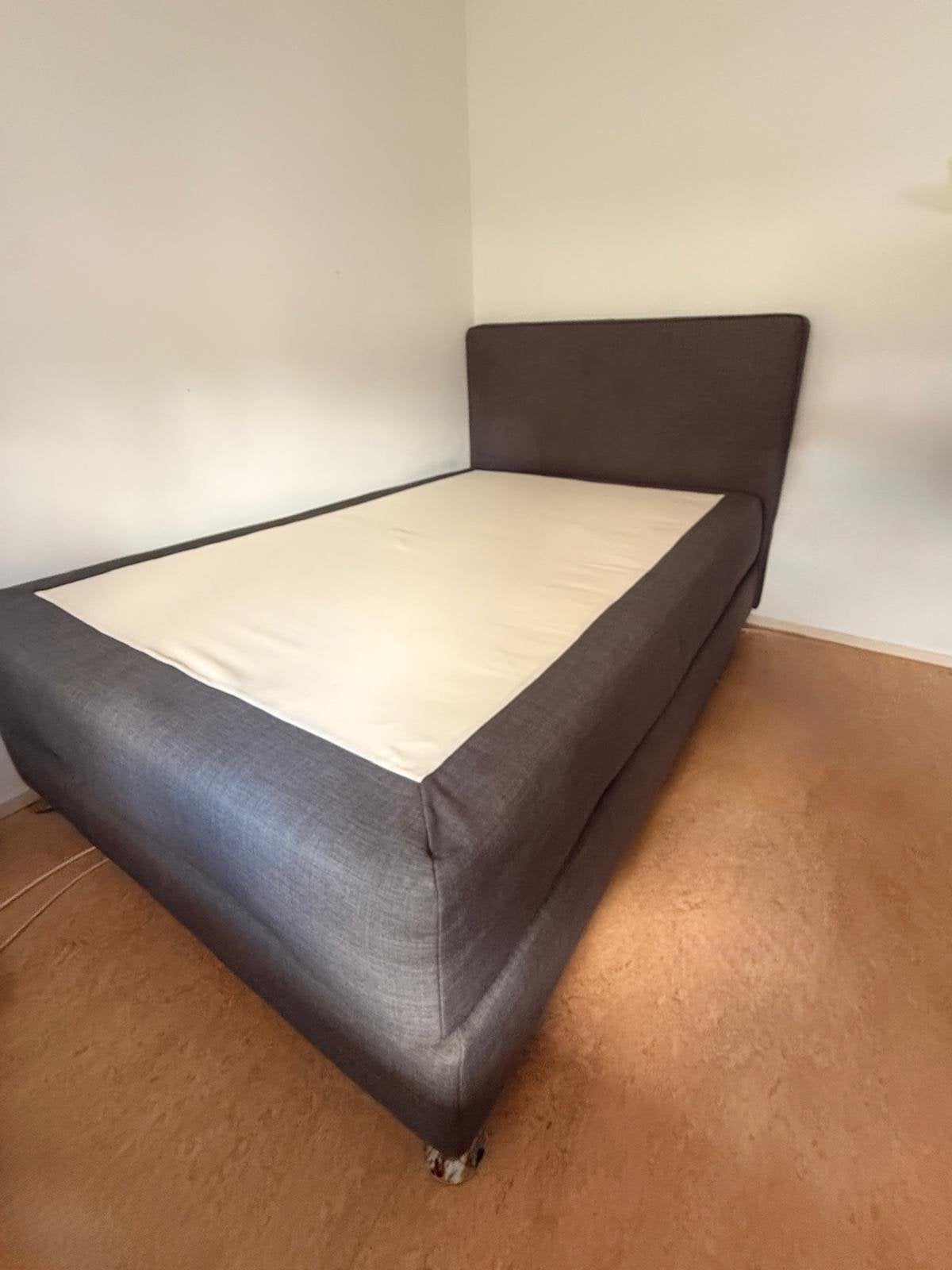Ikea Dunvik Boxspring 140x200 – Zo goed als nieuw!, Ophalen, Zo goed als nieuw, Tweepersoons, 140 cm