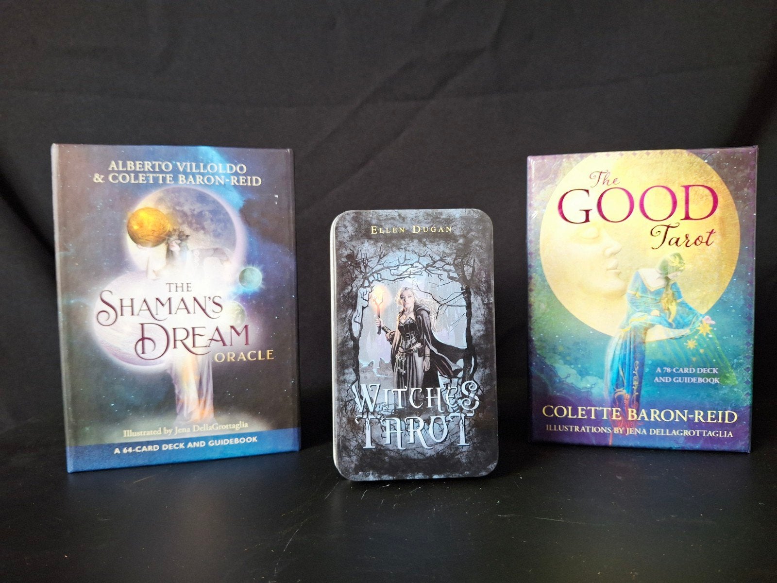 Tarot- en Orakelkaarten: Witches, The Good, Shaman's Dream, Tarot of Kaarten leggen, Ellen Dugan, Colette Baron-Reid, Alberto Villoldo
