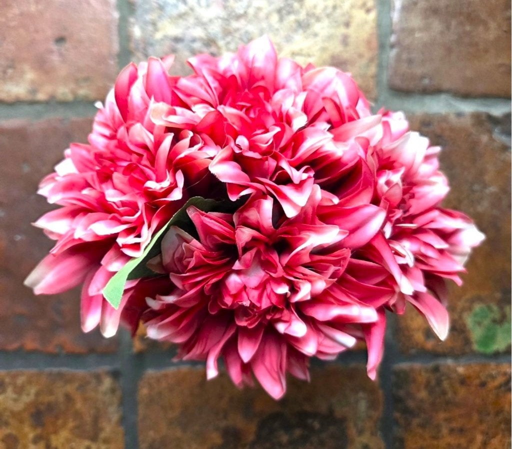 BOEKETJE - KUNST - DAHLIA - 3 KLEUREN, Ophalen of Verzenden, Nieuw