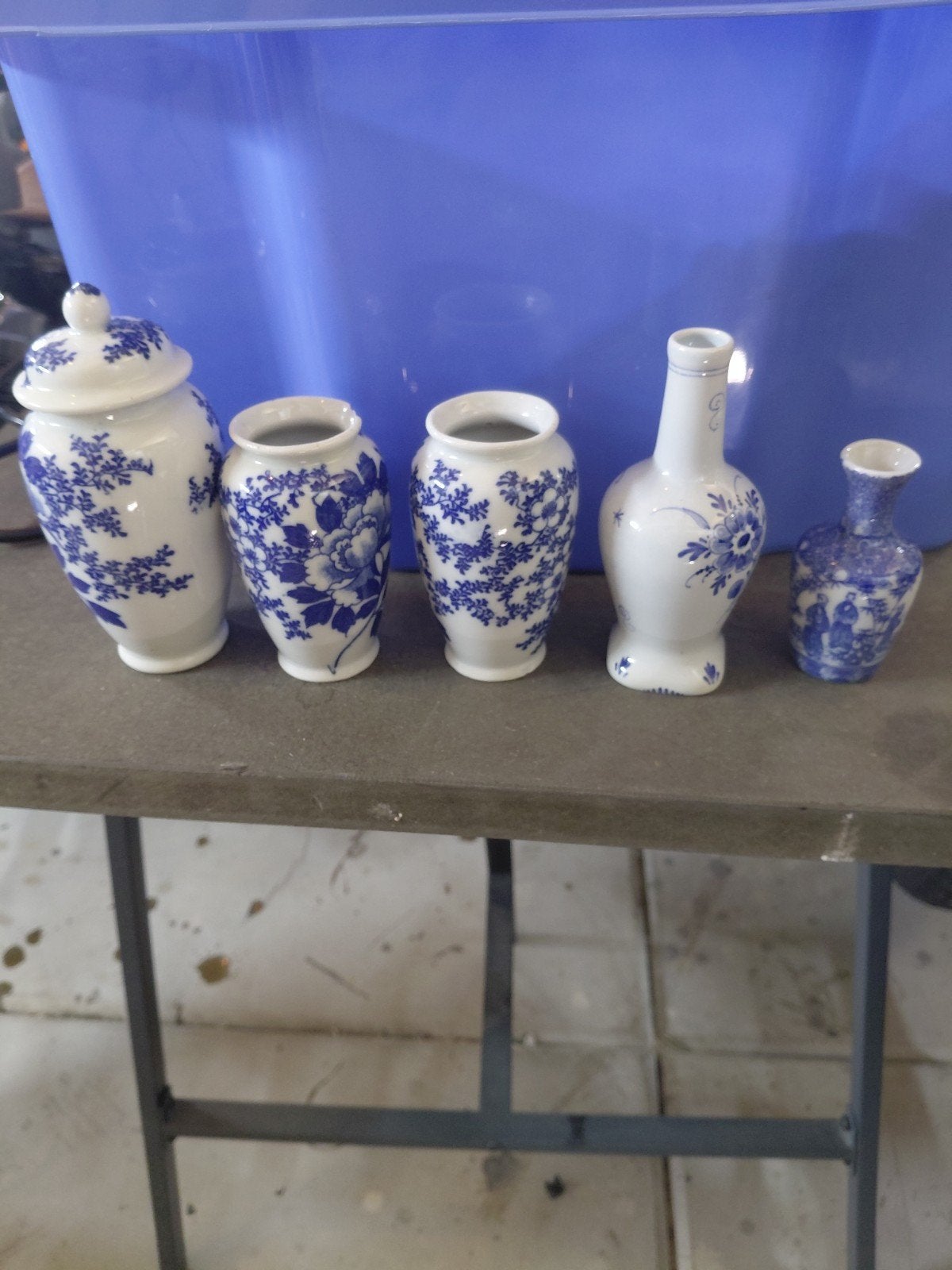 Delfts blauw en Japans porselein, Antiek en Kunst, Ophalen of Verzenden