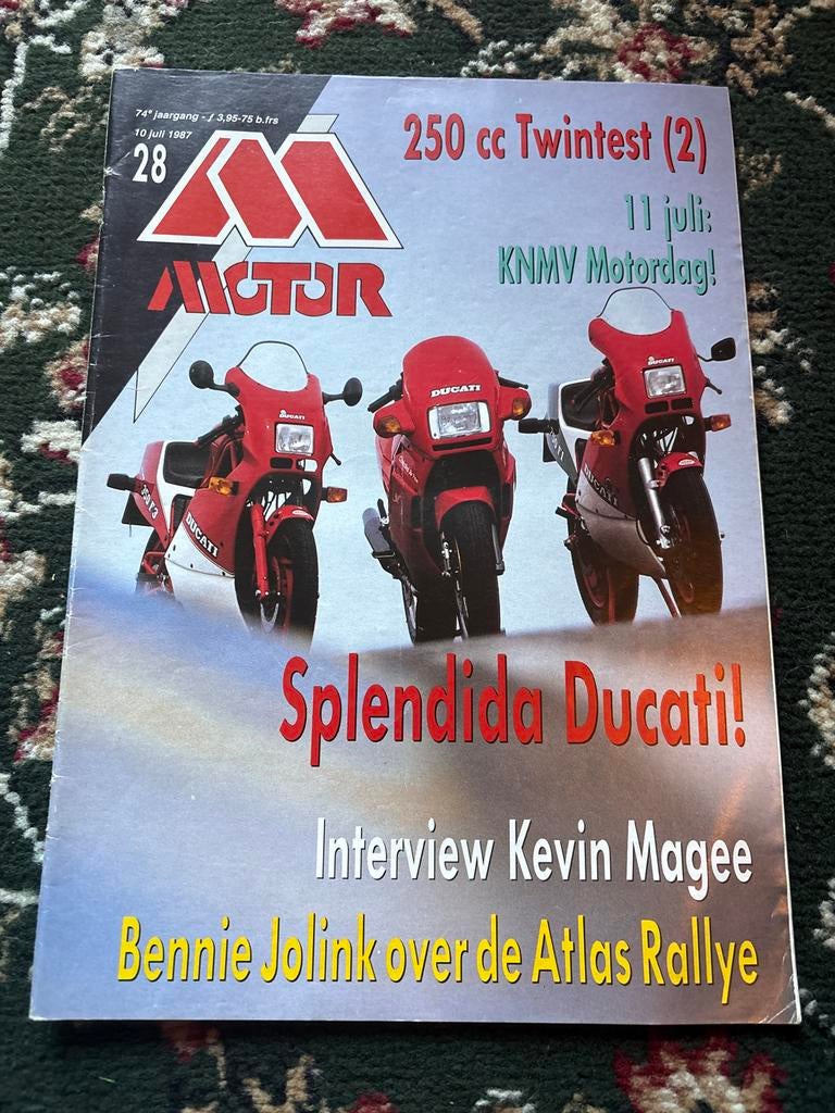 Motor Magazine 28 - 1987: Splendida Ducati!, Boeken, Ophalen of Verzenden, Gelezen, Overige typen