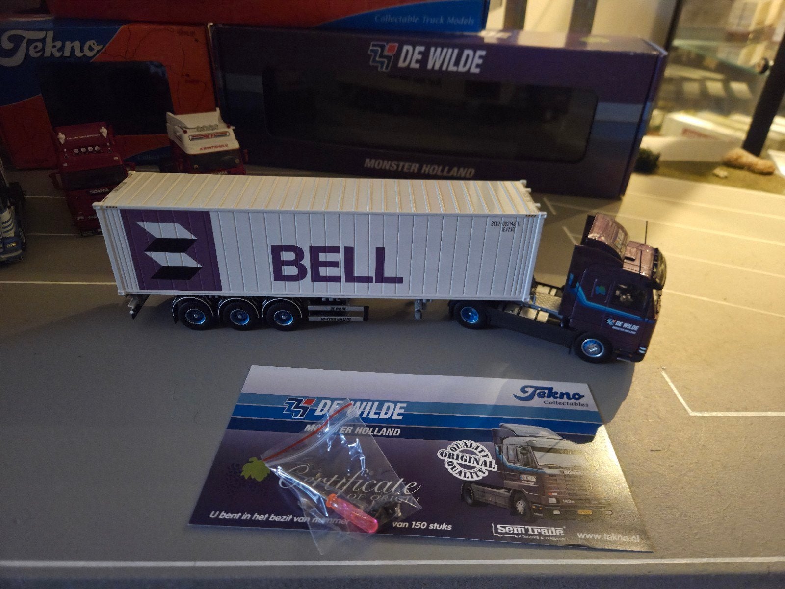 Tekno De Wilde, Hobby en Vrije tijd, Modelauto's | 1:50, Ophalen of Verzenden, Zo goed als nieuw, Bus of Vrachtwagen, Tekno