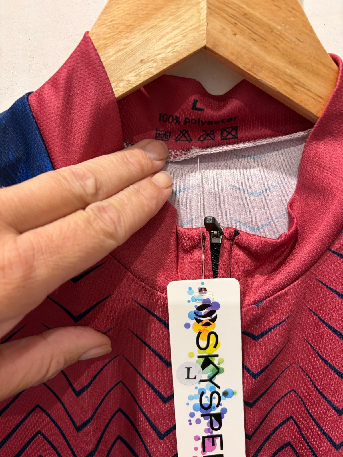 Skysper Fietsjersey - Maat L - Nieuw met label, Nieuw, Ophalen of Verzenden, L, Dames