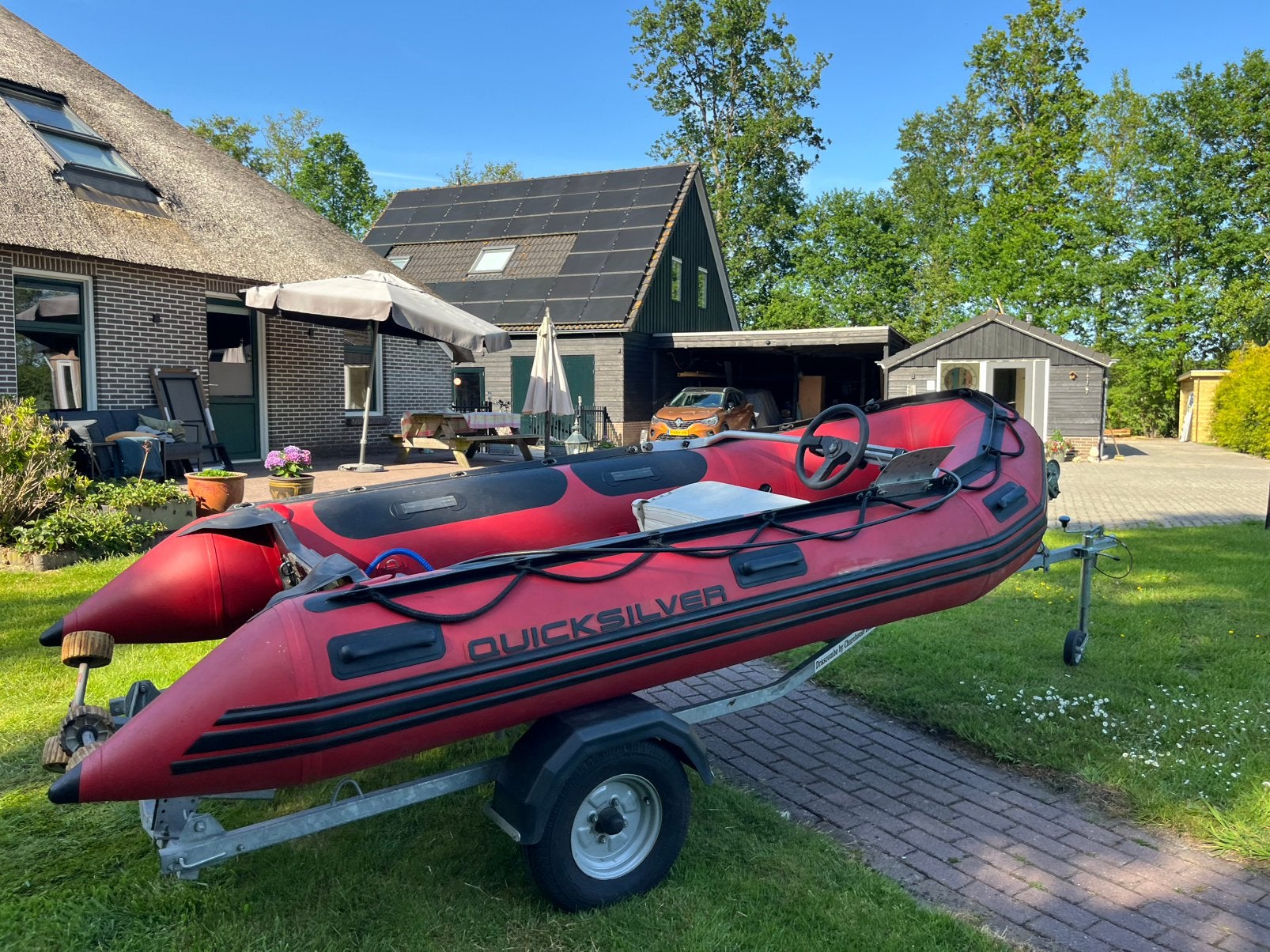 Mooie rubberboot, Watersport en Boten, Ophalen, Zo goed als nieuw