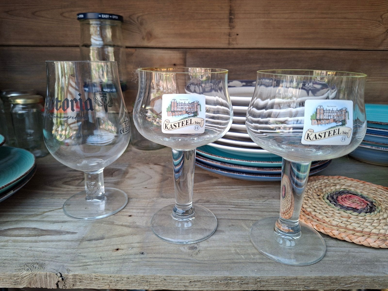 bierglazen speciaal bier, Ophalen, Zo goed als nieuw, Bierglas