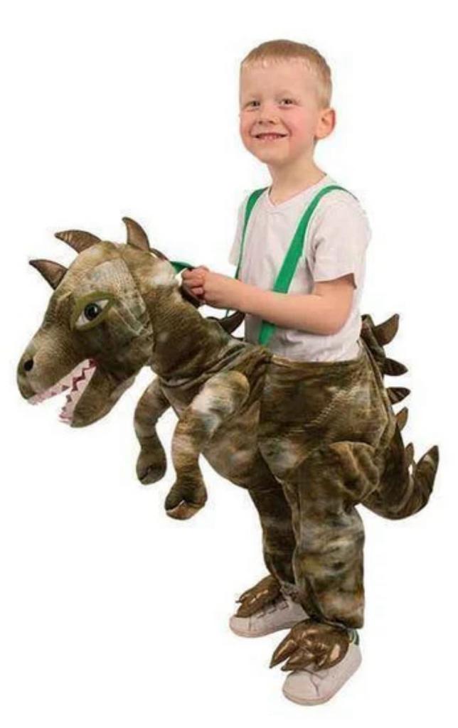 Dress up by design Dinosaurus verkleedpak kids (6-8 jaar), Ophalen of Verzenden, Zo goed als nieuw