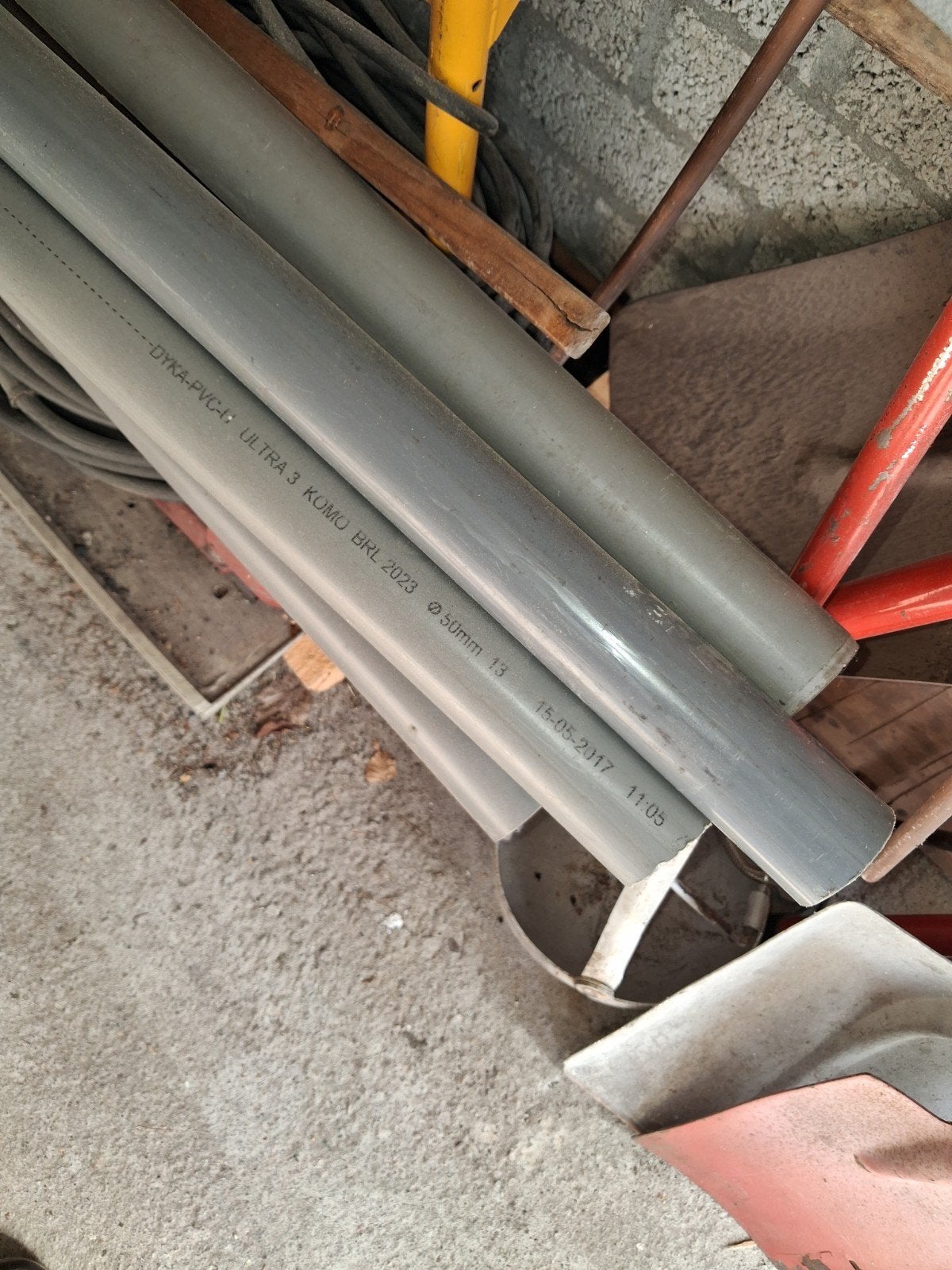 DYKA PVC-C ULTRA 3 KOMO BRL 2023 Ø50mm afvoerbuis, Doe-het-zelf en Verbouw, Ophalen, Afvoer, Gebruikt, Pvc