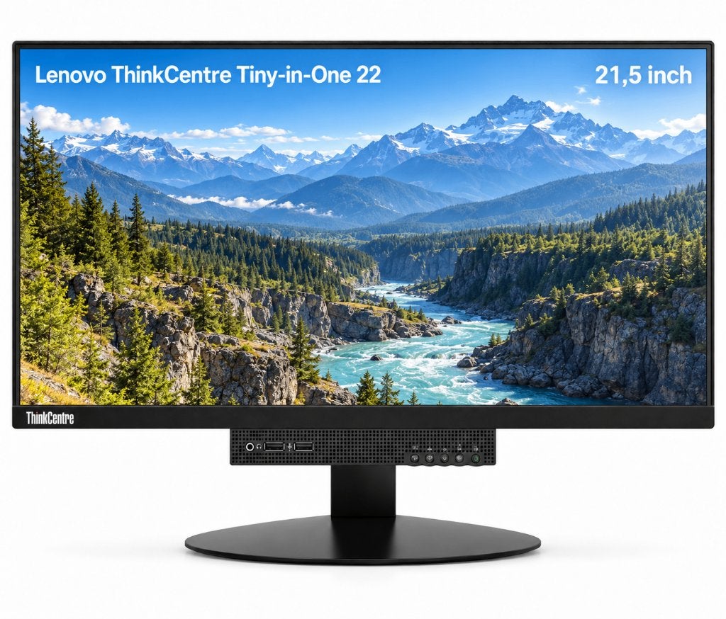 Lenovo ThinkCentre Tiny-in-One 22, MacBook Pro, 2 tot 3 Ghz, 13 inch, Nieuw