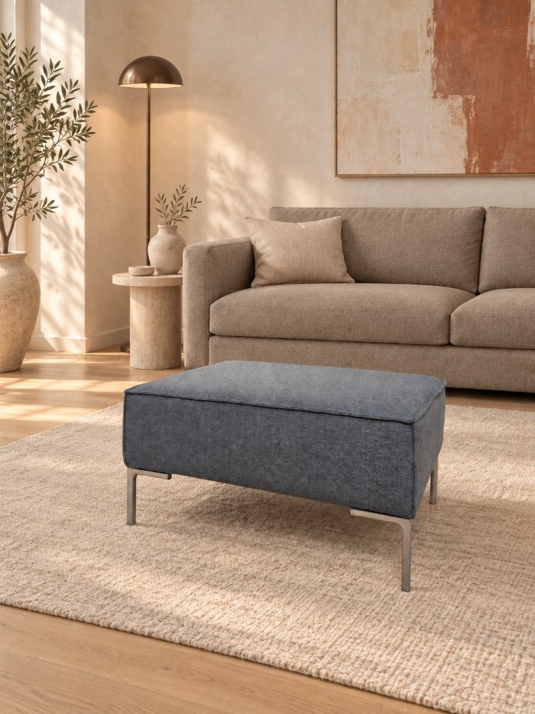 NIEUW GESTOFFEERD Design on Stock Bloq Hocker + GARANTIE, Design Hocker Voetenbank Poef Design on Stock, 50 tot 75 cm, Www.designplaats.nl