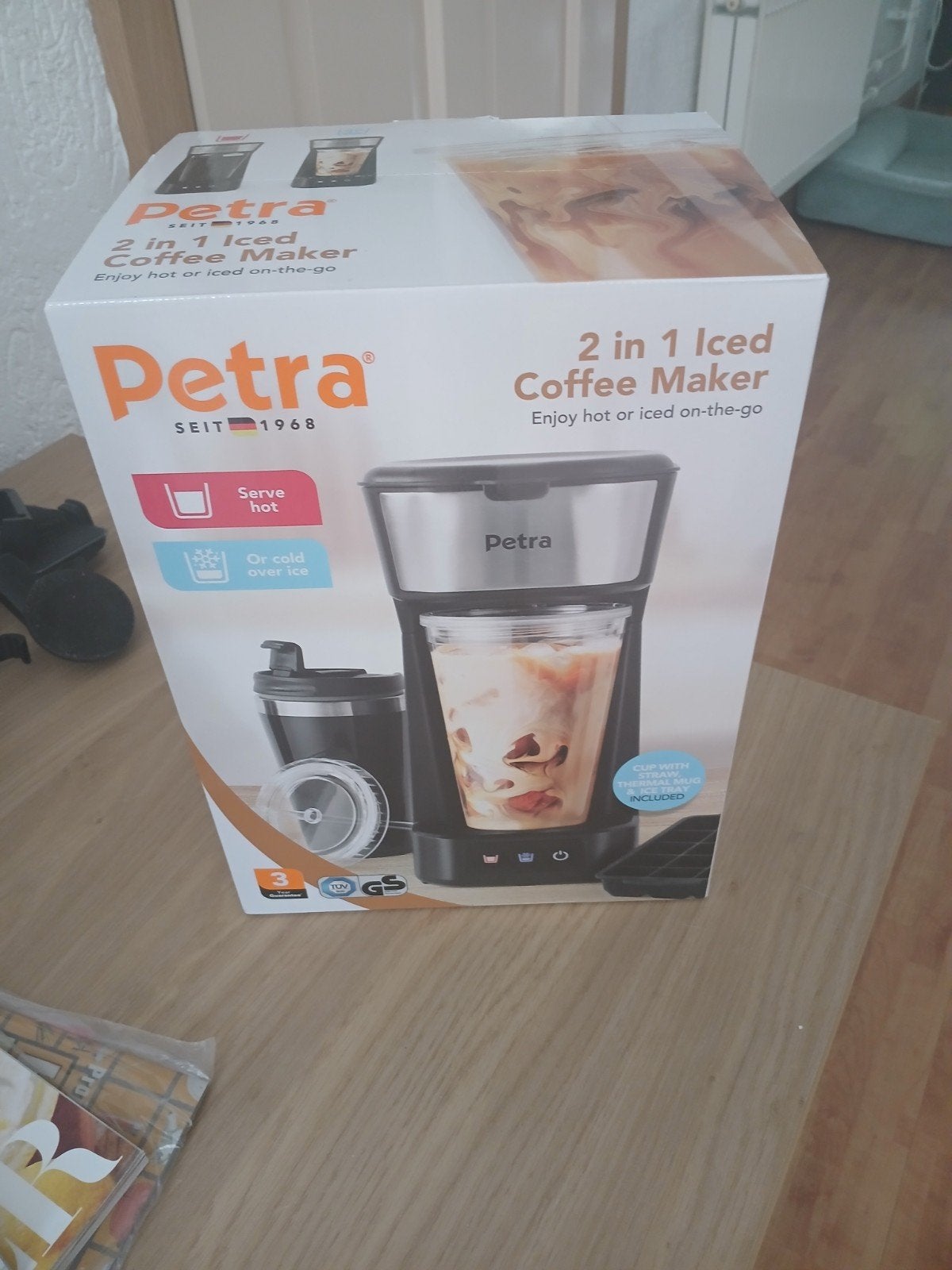 Petra 2-in-1 Iced Coffee Maker - Warm & Koud ophalen, Ophalen of Verzenden, Nieuw, Koffiemachine, Gemalen koffie