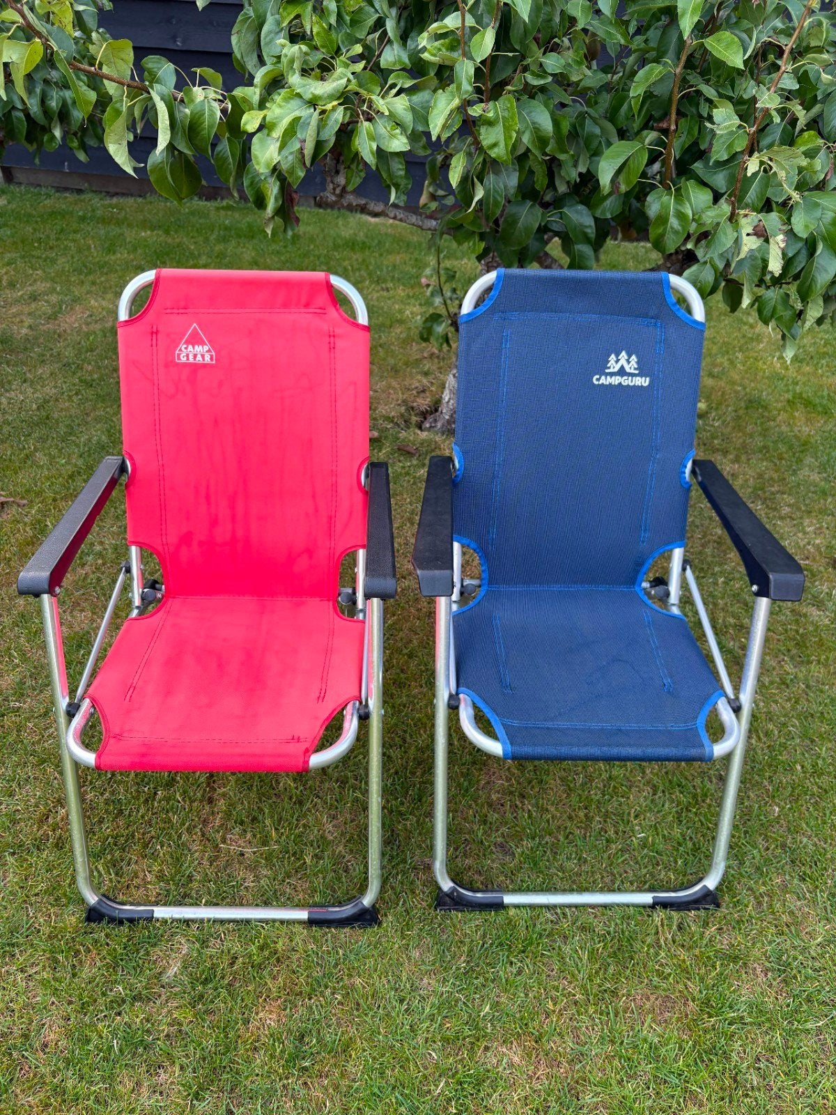 2x kinder kampeerstoel, Ophalen, Gebruikt, Campingstoel