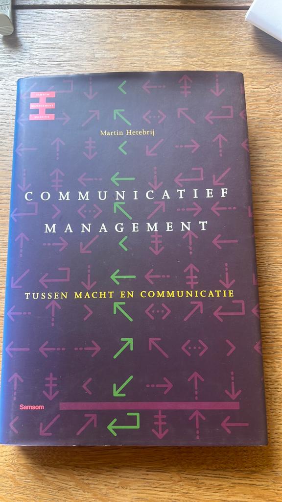 M. Hetebrij - Communicatief management, M. Hetebrij, Sociale wetenschap, Ophalen of Verzenden, Zo goed als nieuw