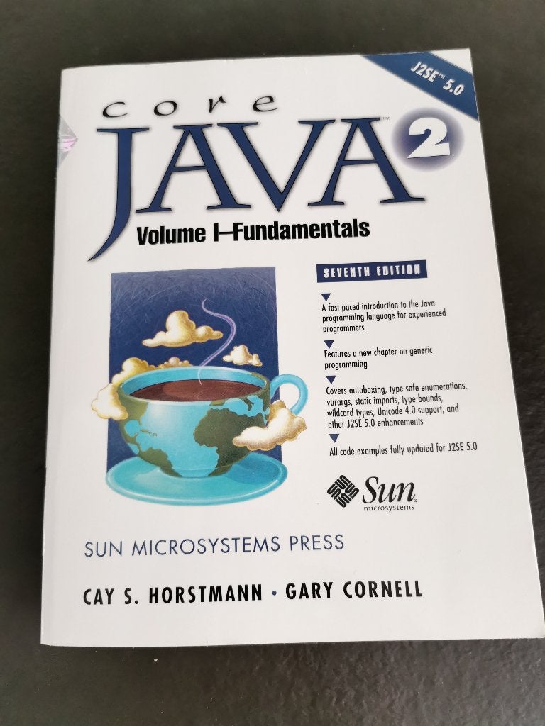 Core Java 2 volume 1, Ophalen, Zo goed als nieuw, Programmeertaal of Theorie