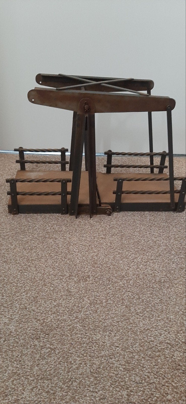 Stalen ophaalbrug 50x30 cm - Decoratief model, Ophalen, Gebruikt
