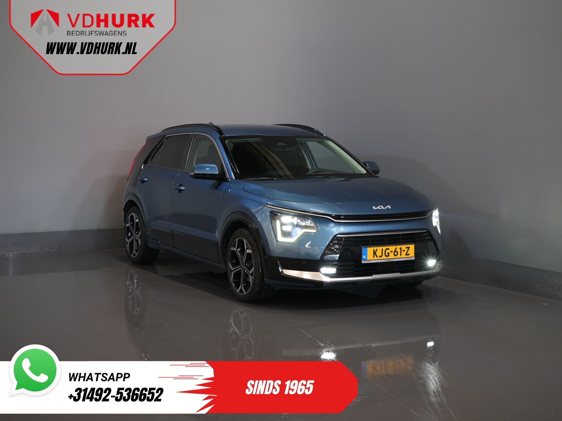 Kia Niro 1.6 GDi PHEV Executive Line Dealer Onderhouden/ Har, Gebruikt, Adaptive Cruise Control, Blauw, 180 min