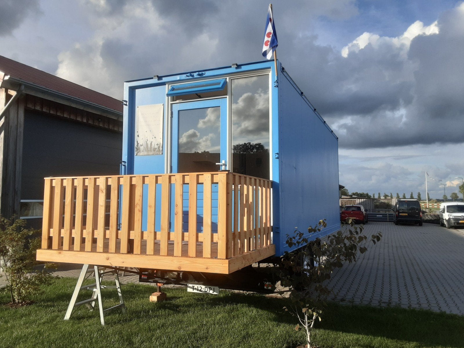 Tiny house / huisje op wielen, Ophalen