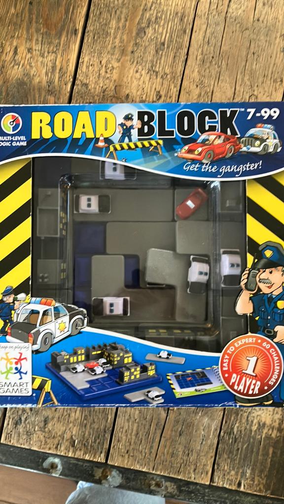 SmartGames Road Block - Logisch denkspel 7-99 jaar, Een of twee spelers, Ophalen of Verzenden, Gebruikt